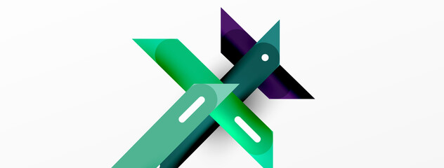 Background overlapping lines. Dynamic lines abstract wallpaper. Straight lines composition vector illustration for wallpaper banner background or landing page