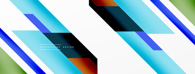 Dynamic lines background. Wallpaper for concept of AI technology, blockchain, communication, 5G, science, business and technology