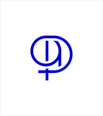 D  letter creative modern vector logo template
