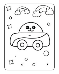 
kawaii coloring page, kids coloring page, kids kawaii coloring page
