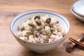 ツタンカーメンのえんどう豆の豆ご飯