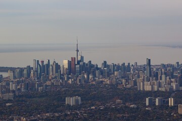 The North East of Toronto during the a cloudy day - obrazy, fototapety, plakaty