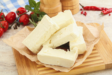 Natural organic Greek Feta cheese
