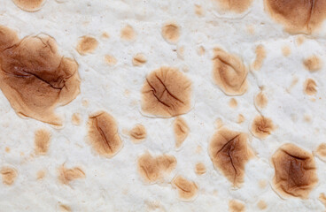 Lavash flatbread as a background.