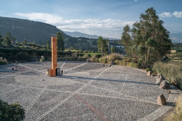 The Quitsato s La Mitad del Mundo during the day