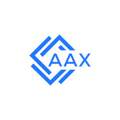 AAX technology letter logo design on white  background. AAX creative initials technology letter logo concept. AAX technology letter design.
