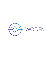 Woden modern creative vector logo template
