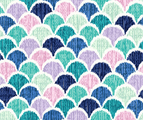 Seamless abstract semi-circle modern pattern. Creative texture background  - 503869590