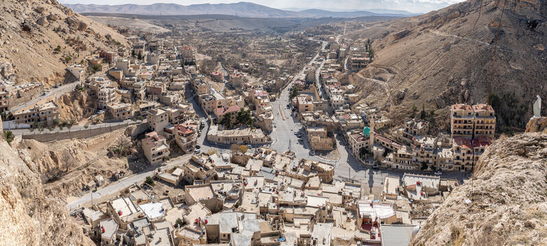 Panorama view of Maaloula, Syria