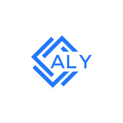ALY technology letter logo design on white  background. ALY creative initials technology letter logo concept. ALY technology letter design.
