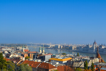 Hungarian Parliament in Budapest. One of the most beautiful buildings in the Hungarian capital.