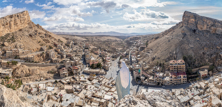 Panorama view of Maaloula, Syria