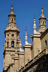 Fototapeta na wymiar Historic cathedral in Logrono - Spain