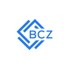 BCZ technology letter logo design on white  background. BCZ creative initials technology letter logo concept. BCZ technology letter design.