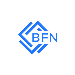 BFN technology letter logo design on white  background. BFN creative initials technology letter logo concept. BFN technology letter design.