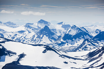 Beutiful mountain landscape. Jotunheimen National park. Norway