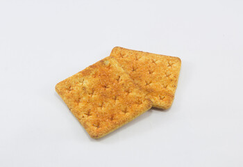 two biscuits with abon flavor