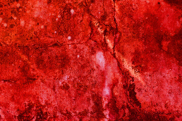 Abstract cement wall for background. horrible and dark bloody wall texture background. 
horror and halloween concept