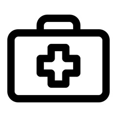 Obraz premium first aid kit icon