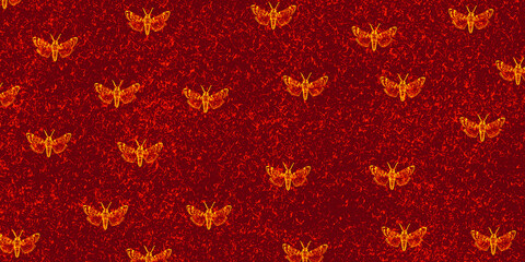 Tło z ćmami. © Hanna