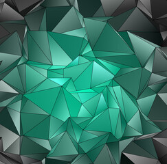 Colorful geometric abstract background. 3d vector