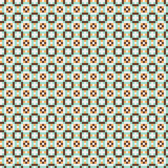 Fototapeta premium Abstract Cross Pattern generative computational art illustration