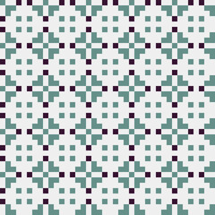 Fototapeta premium Abstract Cross Pattern generative computational art illustration