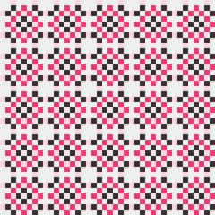 Fototapeta premium Abstract Cross Pattern generative computational art illustration