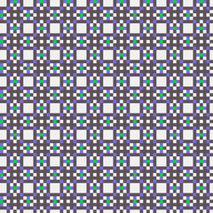 Fototapeta premium Abstract Cross Pattern generative computational art illustration