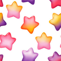 Cute stars pattern