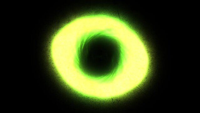 Green glow ray fisk scatter particle texture animation. 2D rendered computer graphic