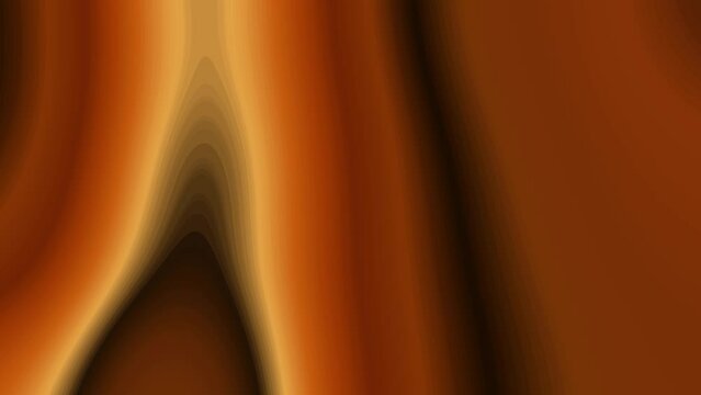 Orange color contour gradient abstract motion background. Smooth 4k minimal pattern