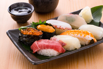 お寿司と日本酒