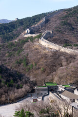 Beijing Badaling Great Wall in early spring