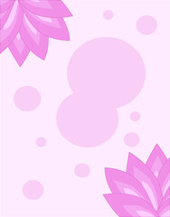 Beautiful discount sale banner. Delicate pink lotus flower. The symbol of yoga, spa and relaxation.