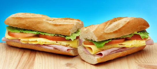 ham and cheese sandwich