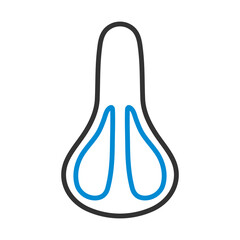 Bike Seat Icon Top View