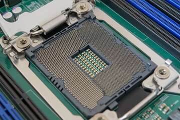 CPU, kurz für Central Processing Unit, Nahaufnahme