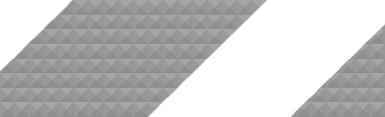 Panoramic gray web background template of many identical squares with space for text - Vector
