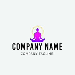 Meditation Yoga Logo Design