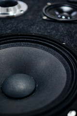 loud speaker close up