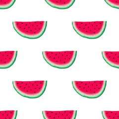 Summer fruit seamless watermelon pattern for fabrics and packaging and gifts and linens and kids and wrapping paper