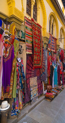 Fototapeta premium View of the old Alcaiceria arab market.