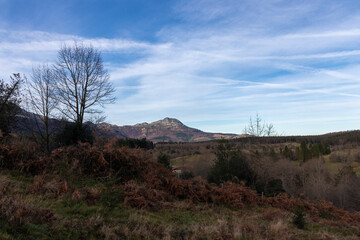 gorbea natural park in the basque country