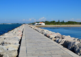 pier in the sea