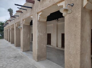 An old mosque in Qatar from the fragrant history