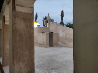 An old mosque in Qatar from the fragrant history