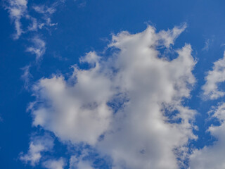 Clouds in the blue sky