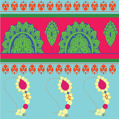 Maharatrian Paithani Andt Nath portrait