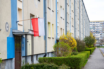 eastern european apartment block